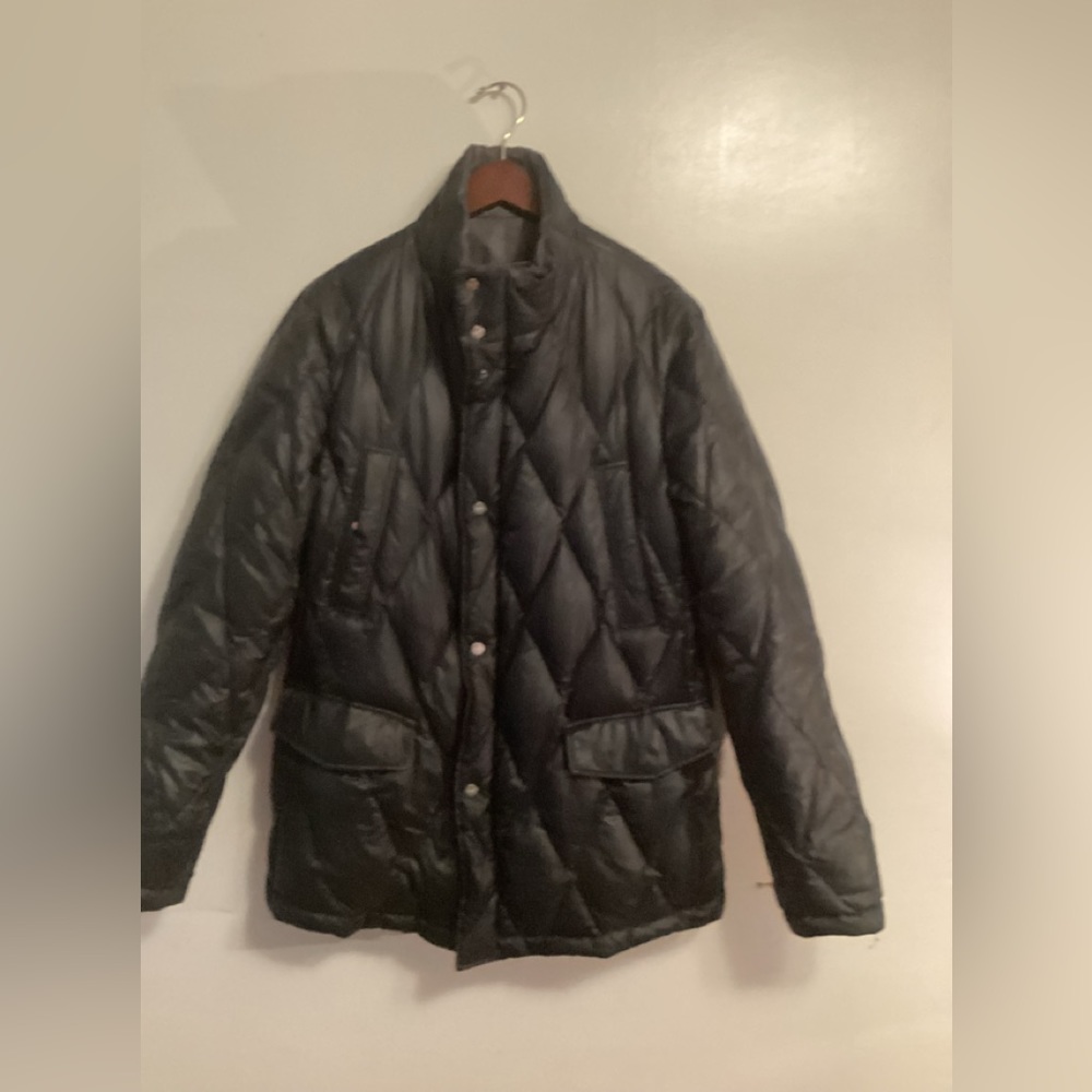 ALLEGRI MILANO REVERSIBLE DUCK DOWN PUFFER MENS JACKET SZ 54